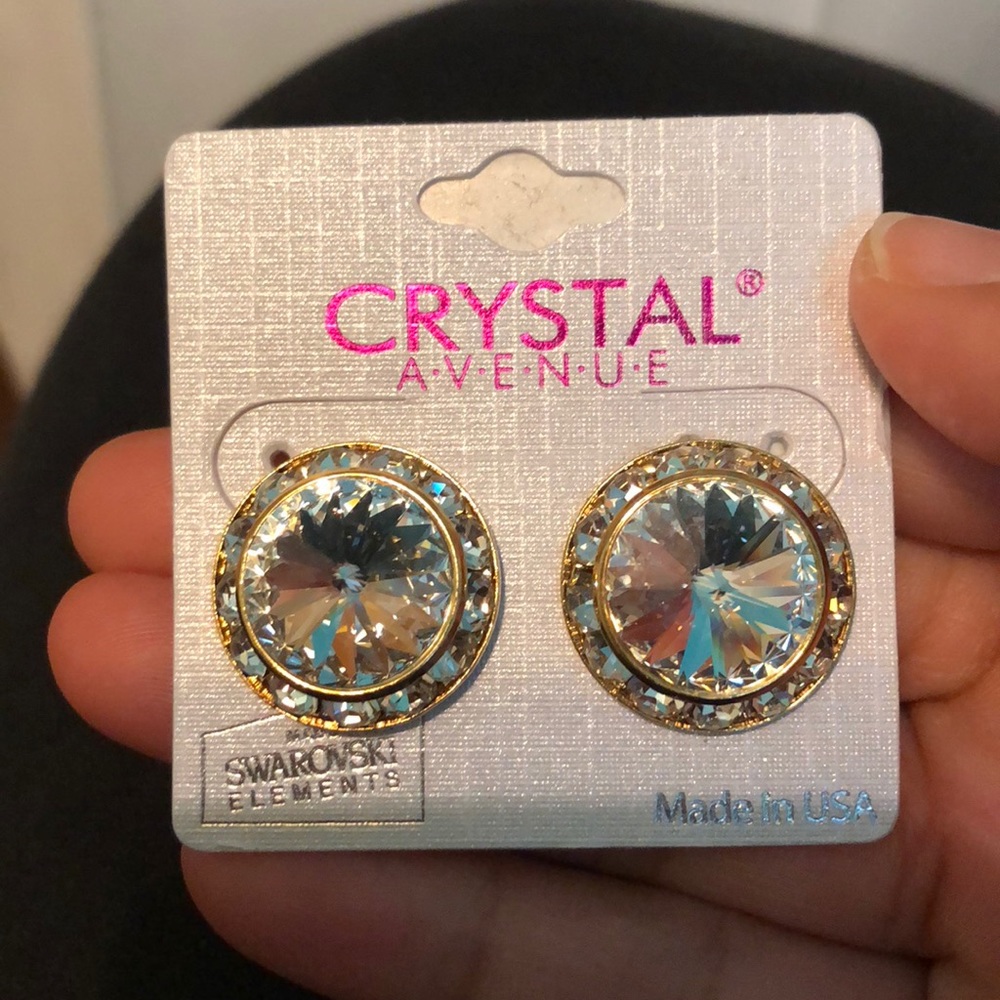 Never worn statement earrings